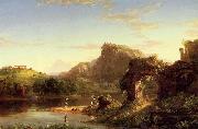 Thomas Cole Italian Sunset Spain oil painting reproduction